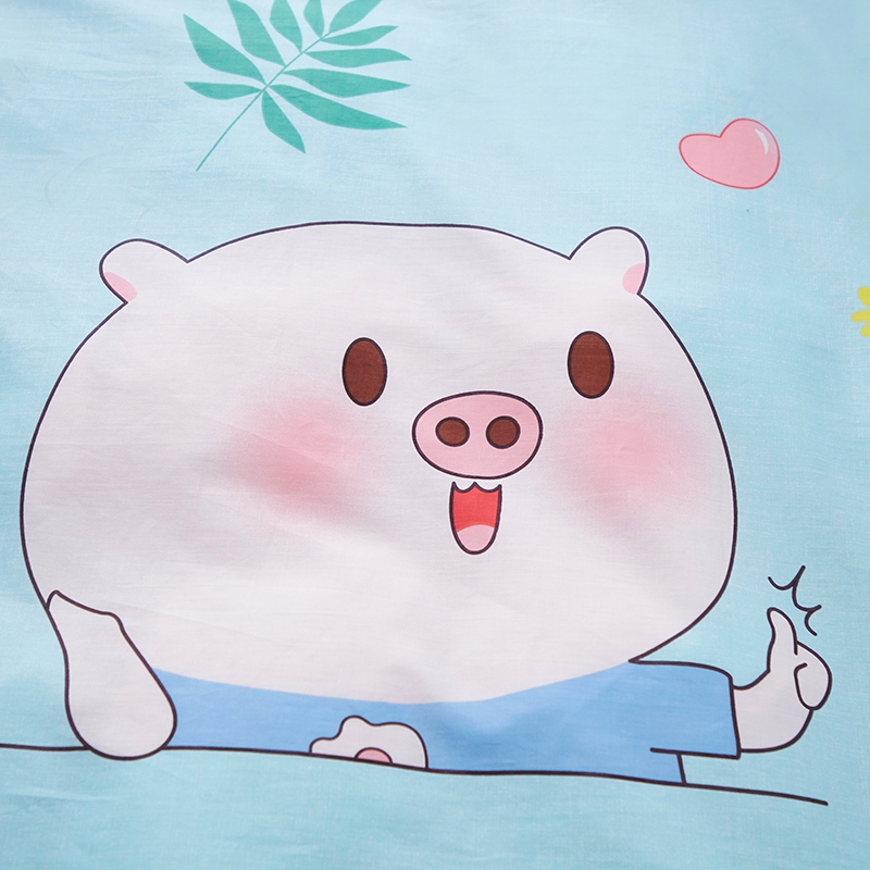 美帮汇铺盖三件套学生寝室床单单人床女生大学生宿舍90cm全棉高中生高清大图