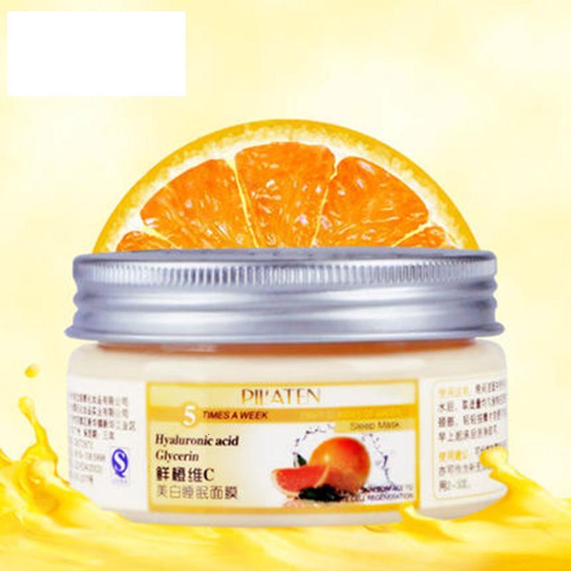 普拉缇娜鲜橙维C睡眠面膜100g 补水保湿嫩白去角质