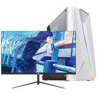 铭能 酷睿i5/8G高频内存/512G高速固态 SSD 台式电脑 台式机 电脑主机 组装电脑 DIY组装机 家用办公主机 台式机 组装机电脑商务娱乐影音学生电脑+27英寸显示器全套