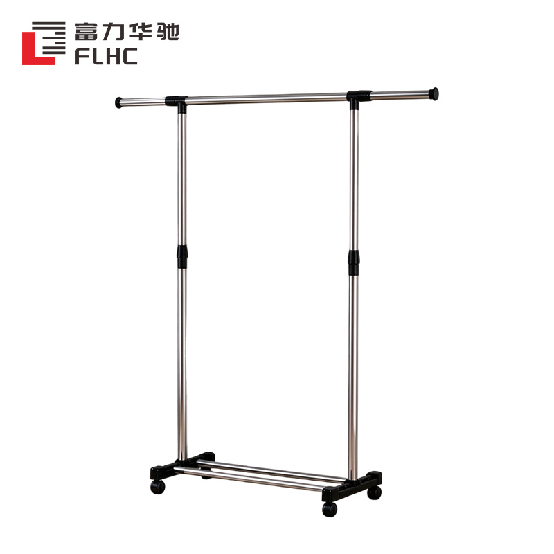 富力华驰 单杠伸缩晾衣架 可伸缩1000mm-1600mm 个高清大图