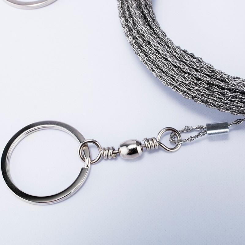 线锯72厘米加粗线锯手拉钢丝野外求生线锯手工户外链条锯便携迷你多