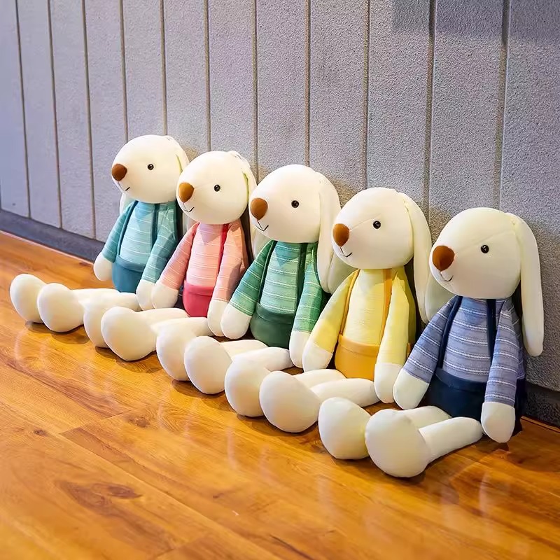 四时烟火创意节日烟花秀大礼包多种特效烟火燃放安全易操作可爱兔子毛绒玩具小玩偶抱枕床上睡觉公仔安抚布娃娃 生日礼物女孩 4