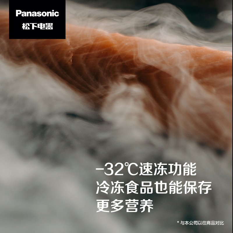 松下(Panasonic) NR-B631WP-GH 632升大容量对开门 1级能效银离子装置 钢板面板