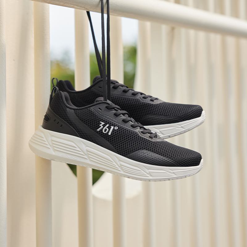 361°男鞋运动鞋新款网面透气跑步鞋轻便软底回弹休闲跑鞋高清大图