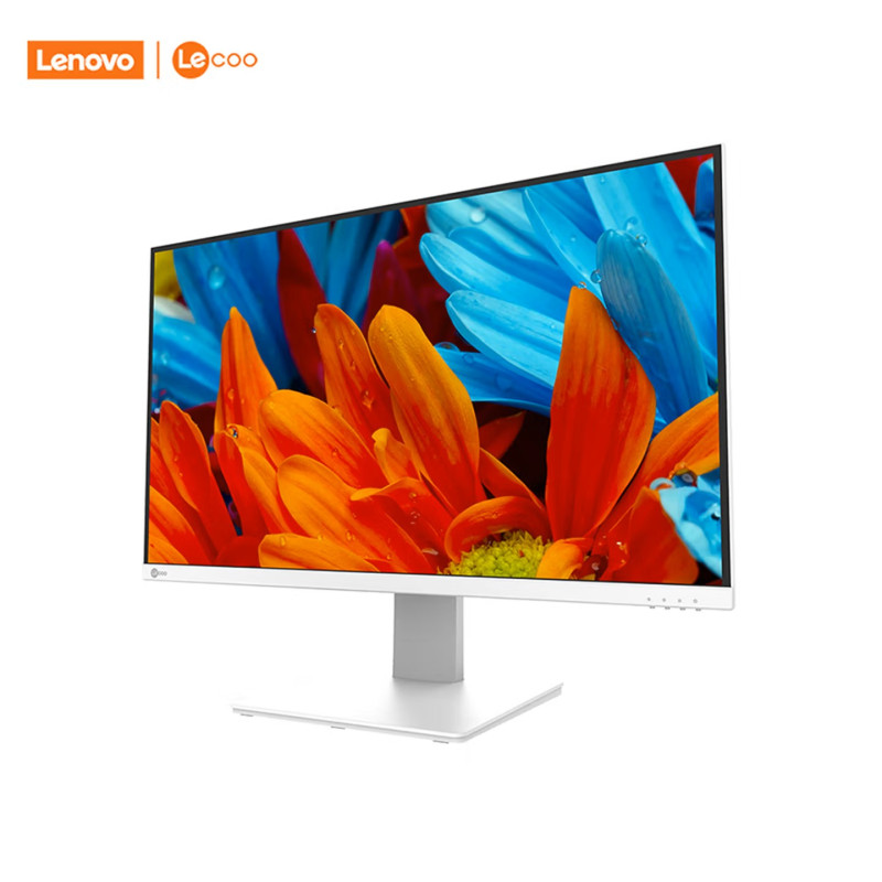 联想(Lenovo)来酷2888 Lecoo一体台式机电脑27英寸(R5-3500U 16GB内存 512G SSD 无线键鼠 正版win11) 白色高清大图