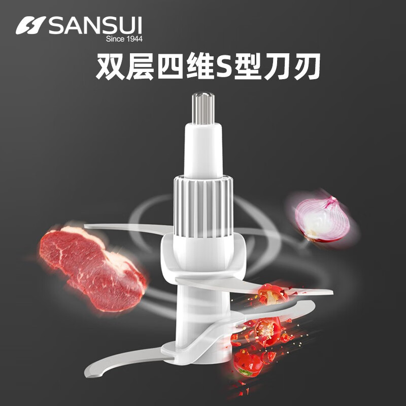 山水(SANSUI) JRJ-101 绞肉机 138L容量 可拆卸清洗高清大图