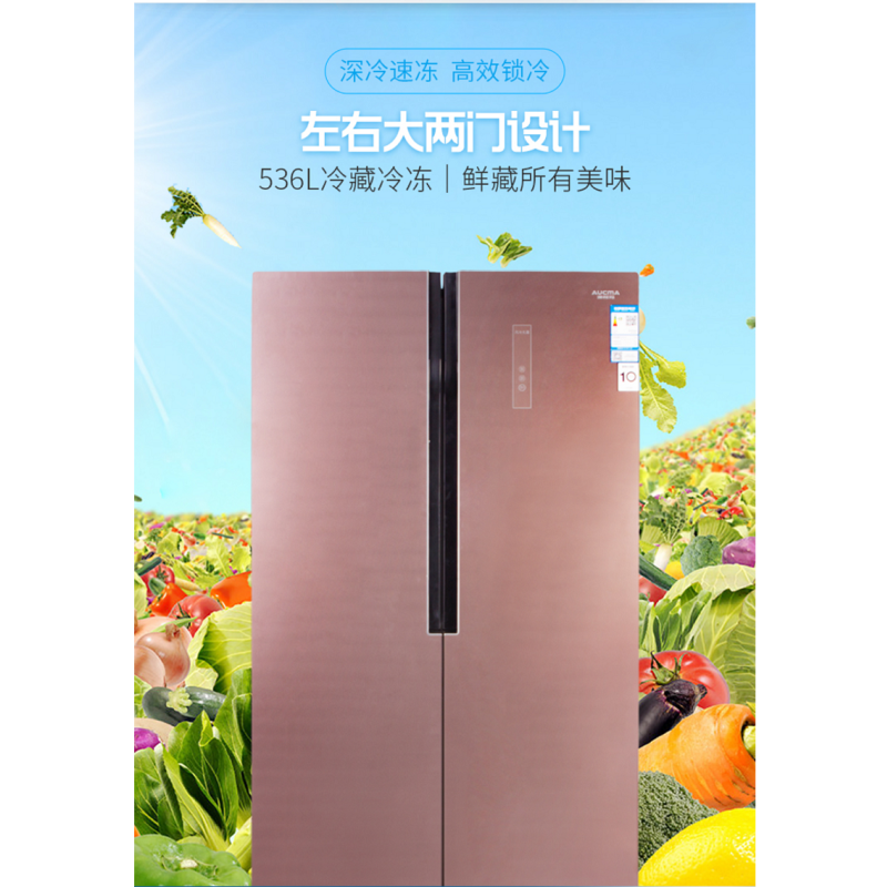 澳柯玛aucmabcd536wpg冰箱