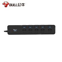 公牛(bull)插座 H3053 抗电涌防雷接线板插线板插排插拖线板3米带单独开关