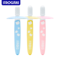 青蛙 (FROG) 830儿童牙刷 6-24个月宝宝硅胶磨牙棒1支装（颜色随机）