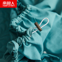 南极人(NanJiren)家纺 新款纯色水洗棉防水隔尿夹棉床笠1.8米床垫保护套学生床护垫