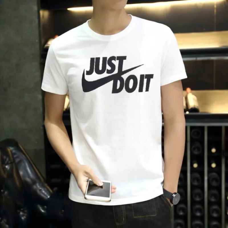 耐克（NIKE）短袖男装跑步运动休闲透气舒适圆领半袖T恤AR5007-100高清大图
