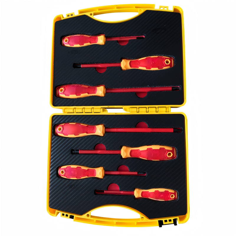 优诗提念YSTN-SDZH101VDE绝缘手动工具7件套(计价单位:套)红黄色高清大图