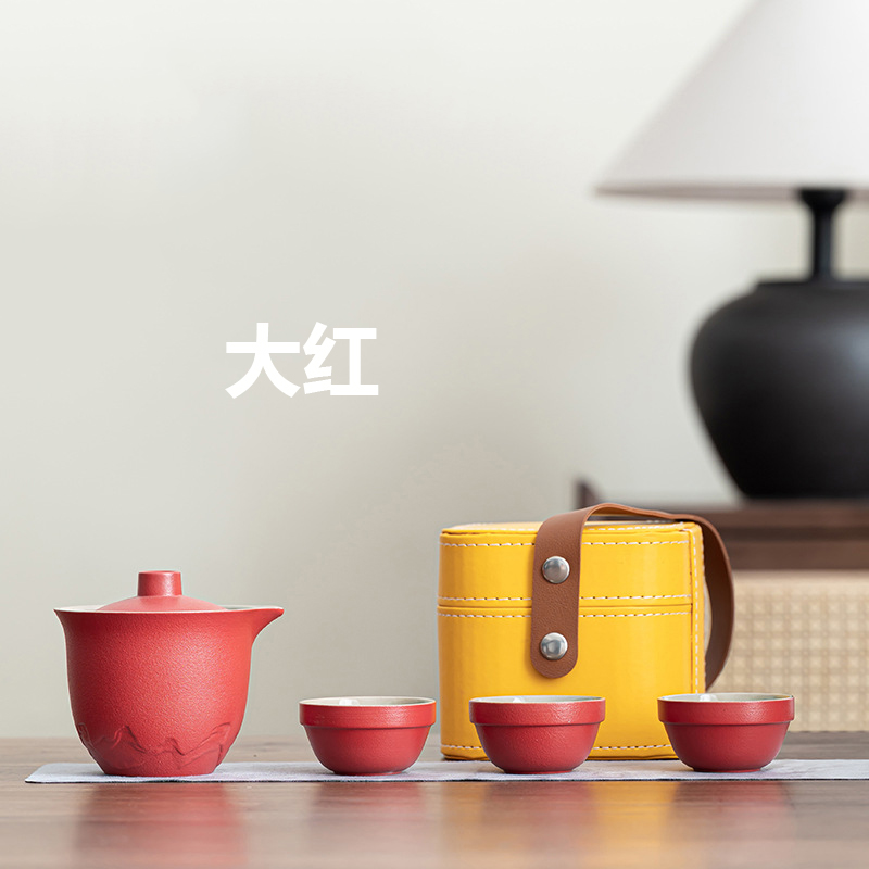 梵澜狸旅行功夫茶具W74 套高清大图