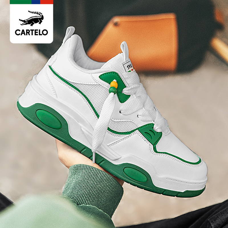 线下专柜同款卡帝乐鳄鱼cartelo新款男鞋板鞋潮流老爹鞋男士时尚运动