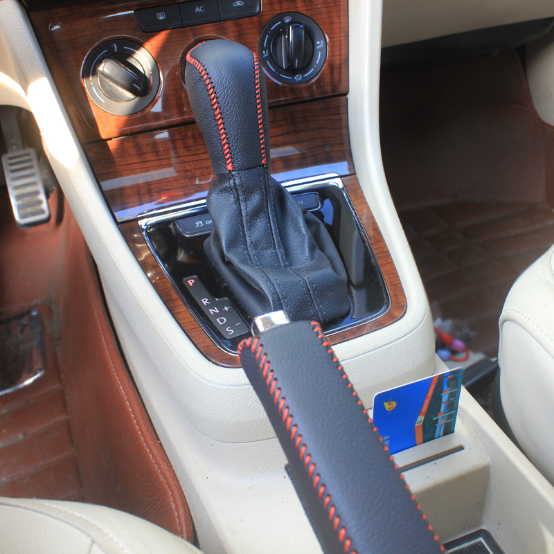 敬平大众1218款新速腾宝来朗逸桑塔纳捷达皮自动档把套档位手刹套1920