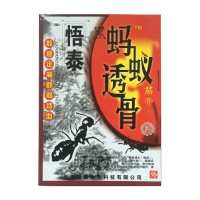 【套餐多优惠多】黑蚂蚁透骨贴 6贴 跌打损伤腰腿颈椎滑膜坐骨腰椎盘肩周 悟泰 3送1 5送2