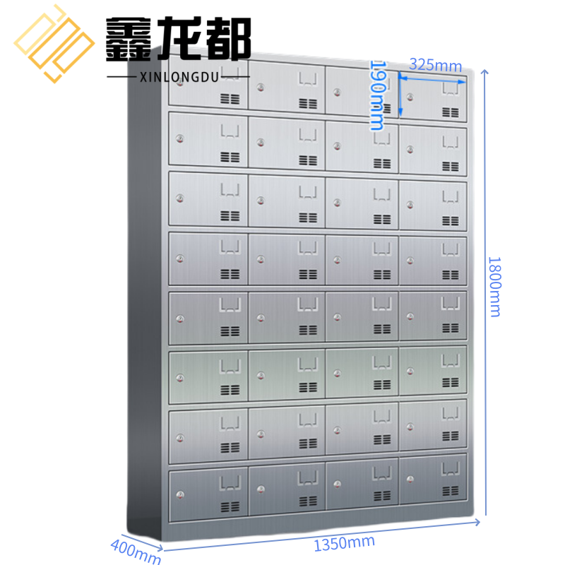 鑫龙都不锈钢餐盘柜 餐盘柜32门台