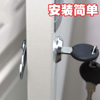 新款柜门锁铁皮文件柜子锁芯报箱锁抽屉锁更衣储物柜锁档案信箱转舌锁 长度20mm【单开】抖音