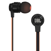 JBL T180A 立体声入耳式耳机 耳麦 一键式线控 麦克风 黑色