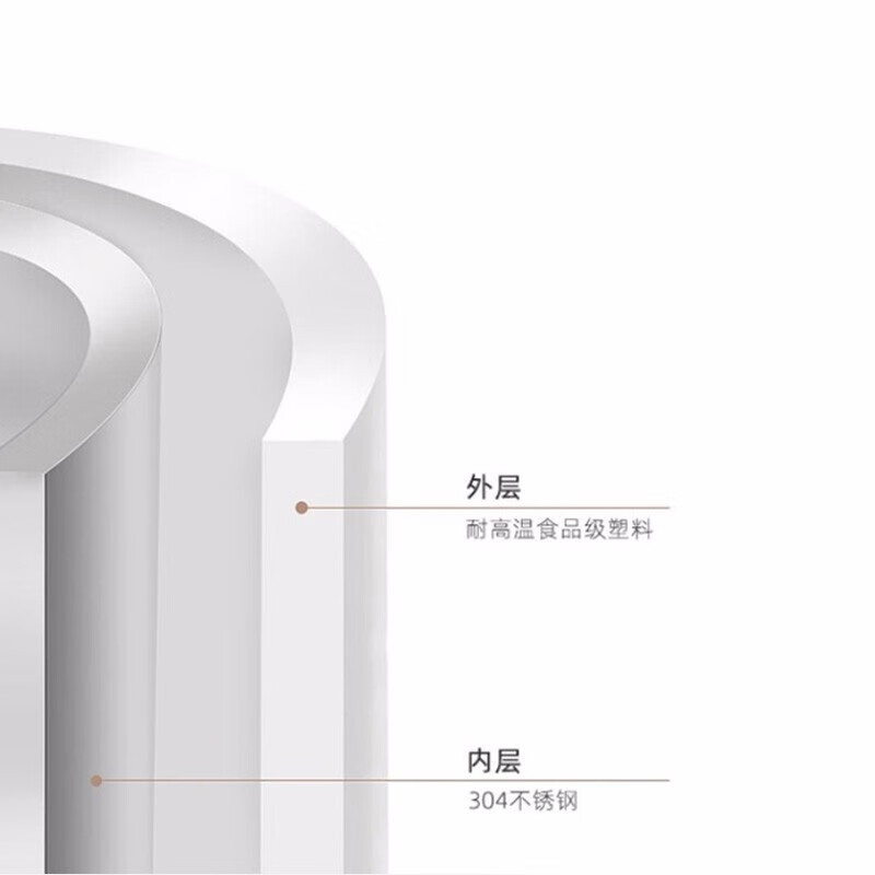 美的(Midea)电热水壶烧水壶家用1.7L大容量304不锈钢无缝内胆双层防烫电热水瓶自动断电水壶MK-HJ1722