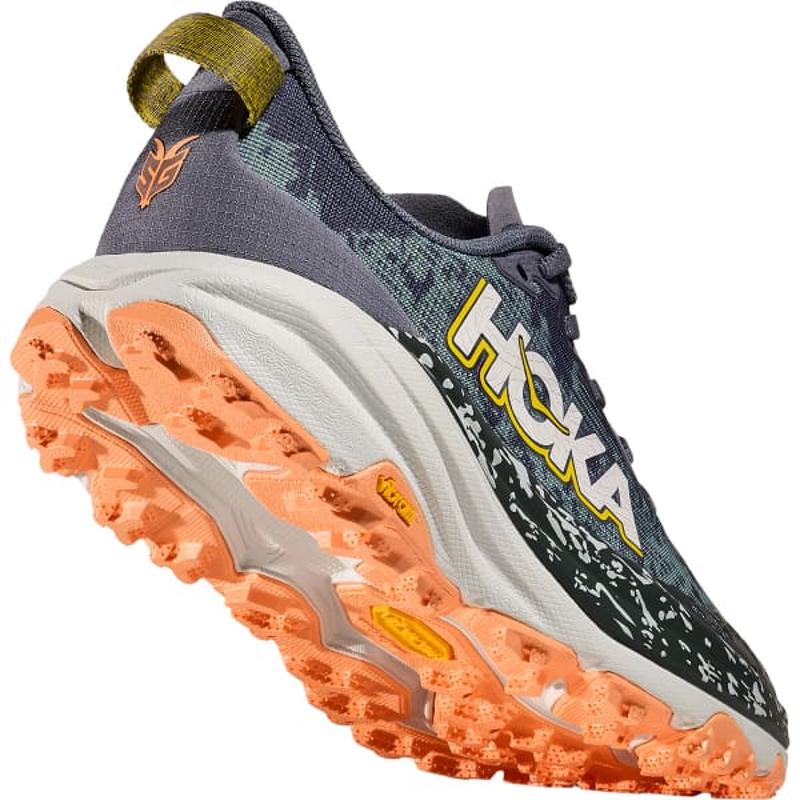 Hoka One One越野跑鞋轻便缓震抓地防滑女款透气舒适高清大图