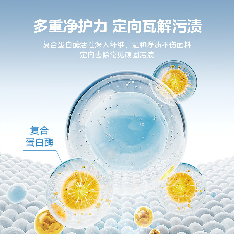 小天鹅(LittleSwan)柔顺留香去渍除螨除菌洗衣液家用实惠瓶装机洗手洗 [2kg去渍除菌除螨洗衣液] 绮梦花境
