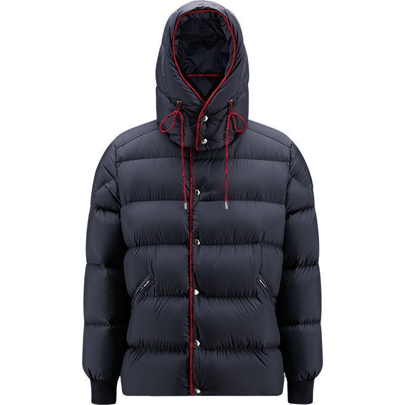 盟可睐蒙口moncler男士短款连帽鹅绒羽绒服夹克外套1a00140549sk