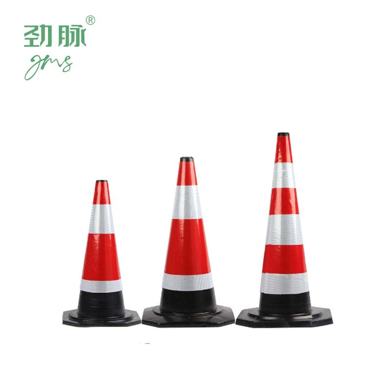 劲脉 橡胶路锥警示柱 反光锥防撞柱-68cm 根高清大图