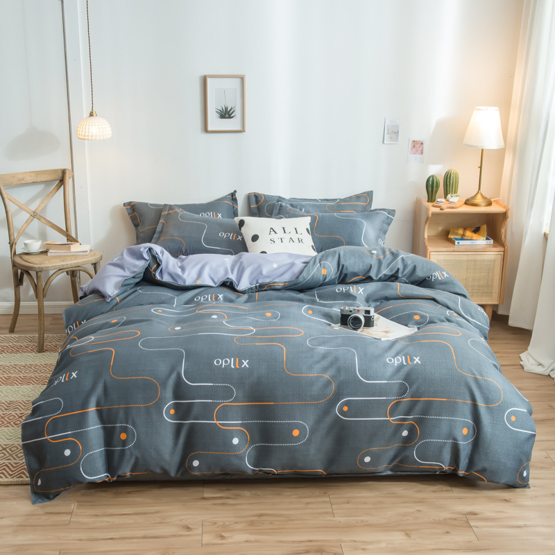 双人被套:200X230cm 加厚被套 卡通简约被套被罩床品套/罩 >被套AWANHOO B515