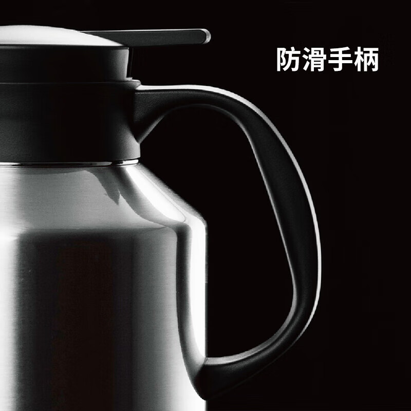 焖大师(MENDASHI)M1800B家用保温水壶大容量热水瓶保温壶 真空保温壶 竹青色1700ml高清大图