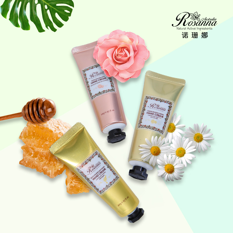 澳洲 Rosanna诺珊娜青春滋养手霜小套装 25g/支*3支高清大图