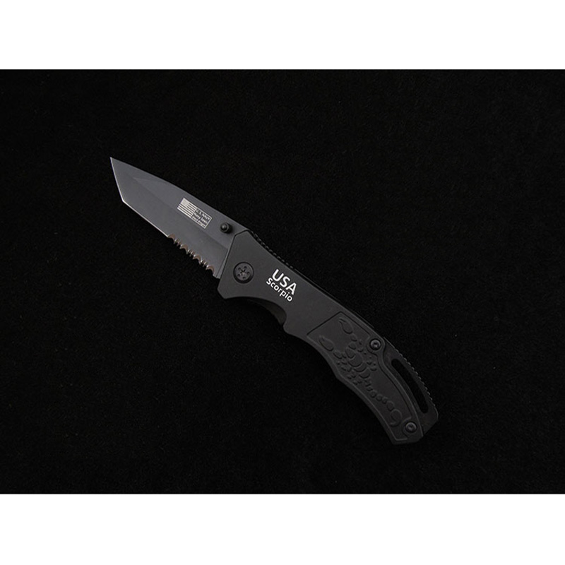 户外刀具折叠刀多功能水果刀生存刀高硬度随身锋利小刀野营刀 战术折刀高清大图