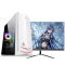 铭能 i5四核/GTX1650 4G独显/16G内存/480G固态 台式机 DIY组装机 台式电脑 商务家用办公组装电脑 学生电脑 设计电脑台式主机电竞游戏电脑主机+21.5英寸