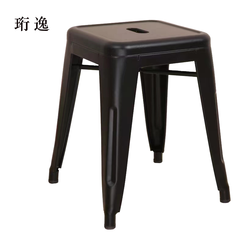 珩逸工业风金属方凳300*300*450mm