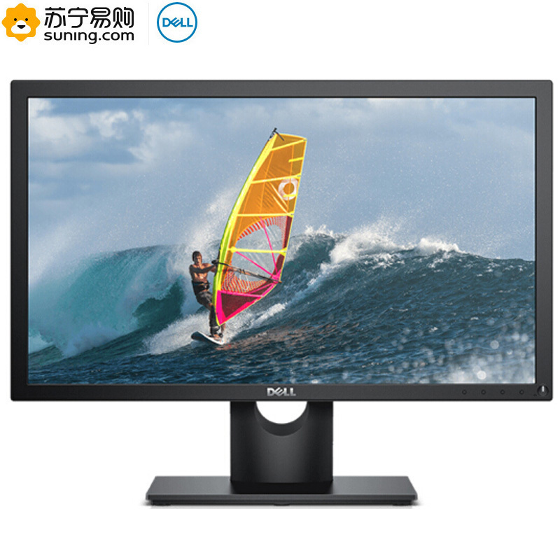 戴尔(DELL) 21.5英寸LED 黑色 商用办公 家庭娱乐 学生用机 性价比机 企业采购宽屏液晶电脑显示器