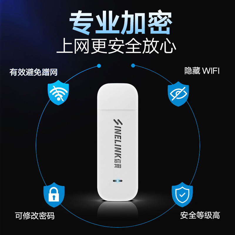 [信翼 XIN YI]D921 4G随身wifi无限流量mifi移动WIFI电信专用上网宝车载wifi usb卡托全网通笔记本热点上网宝 白色