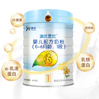 澳优(Ausnutria) 澳优爱优1段0-6个月婴儿配方奶粉 800克