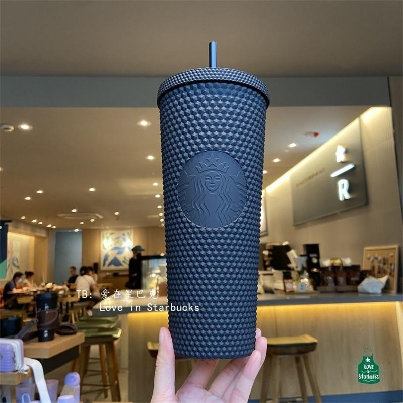小玻璃瓶300ml(送杯套) 星巴水杯女生高颜值防摔韩版可爱ins塑料杯水杯超大容量随手杯