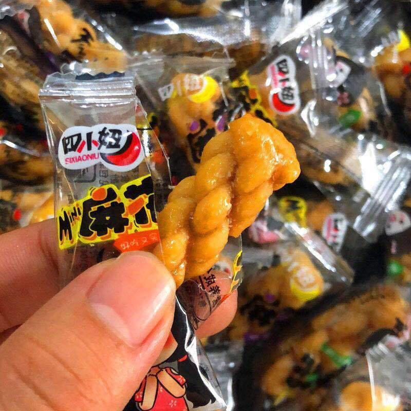 零食麻花多口味混合500g/箱好吃零食