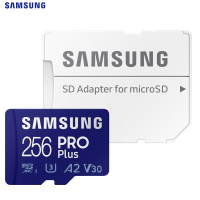 三星(SAMSUNG) 256GB TF(MicroSD)高速存储卡Pro Plus U3 V30 A2 4K读180M