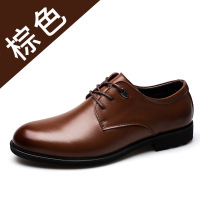 奥休斯(all shoes) 秋冬男士商务皮鞋 男士经典圆头德比鞋(正装皮鞋)软底加绒保暖休闲皮鞋