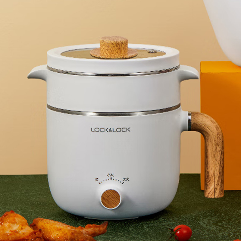 乐扣乐扣电火锅1.5L多功能料理锅EJP3115WHT高清大图