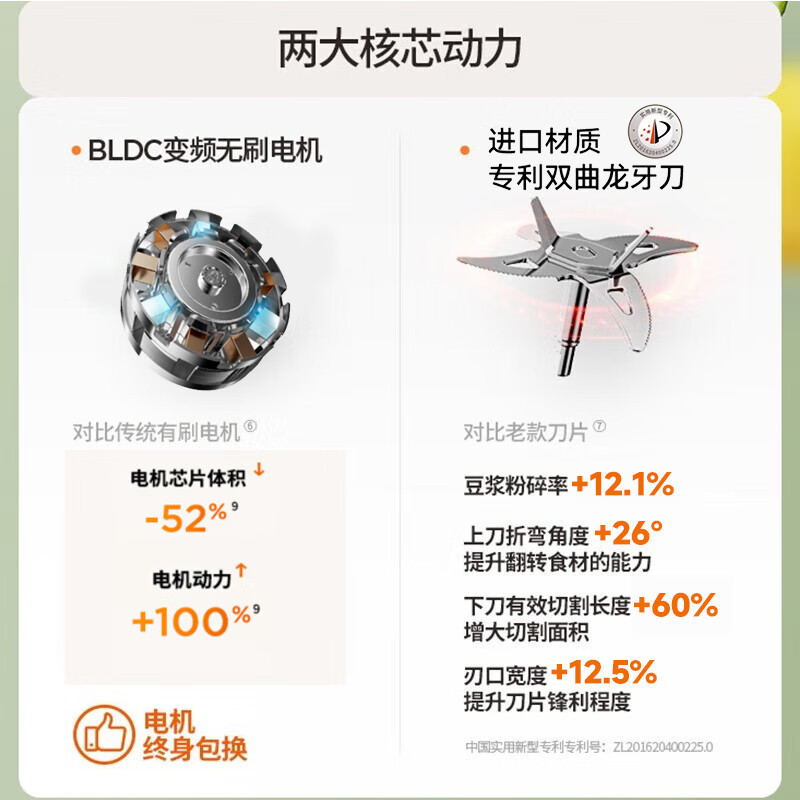 九阳变频隔音罩破壁机家用多功能低音搅拌料理机豆浆机新品B699