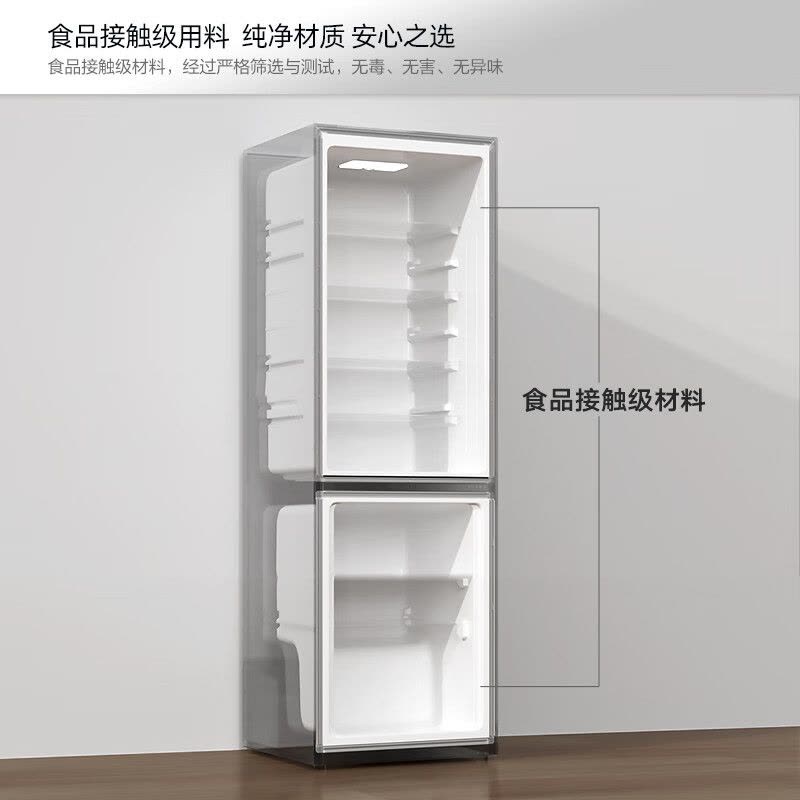康佳(KONKA)185升 双门小型迷你电冰箱 家用租房两门小冰箱 BCD-185PG2S图片