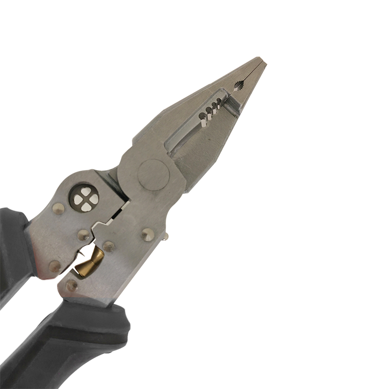 捷普森 多功能电工剥线钳 带测电提醒 把高清大图