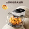 九阳(Joyoung)[太空系列]不用翻面空气炸锅 家用智能可视机身 5.5L大容量 蒸烤炸一体机 KL55-VF736