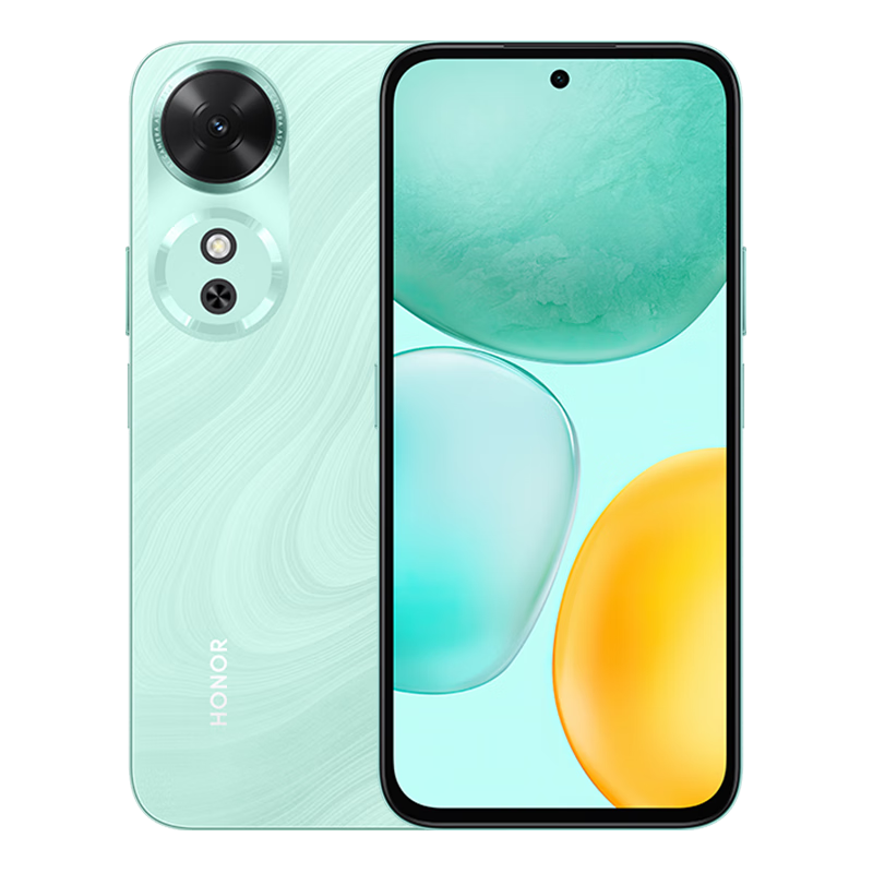 荣耀畅玩60 6GB+128GB 晓山青 5G手机 6000mAh大电池 AI一键直达 大屏大字老人智能手机学生备用机