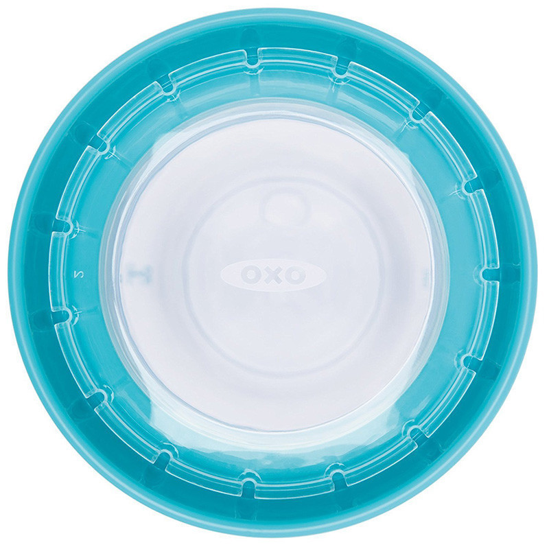 OXO/奥秀 6188002 宝宝学饮水杯 广口杯套装PP材质 儿童喝水敞口成长训练杯 270ML 北欧蓝