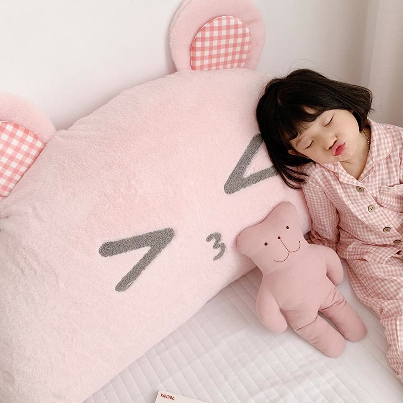 家柏饰(CORATED)公主风床头靠垫儿童床靠背床头软包大靠枕榻榻米床头1.5米图片