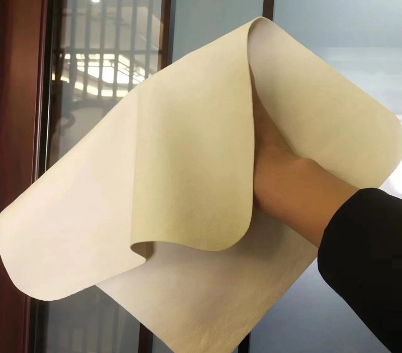 琅柯 麂皮布 柔软吸水擦玻璃抹布 30*40cm高清大图